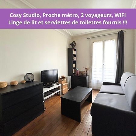 Cosy Studio - Proche Metro - 2 Voyageurs Apartamento Levallois-Perret Exterior foto